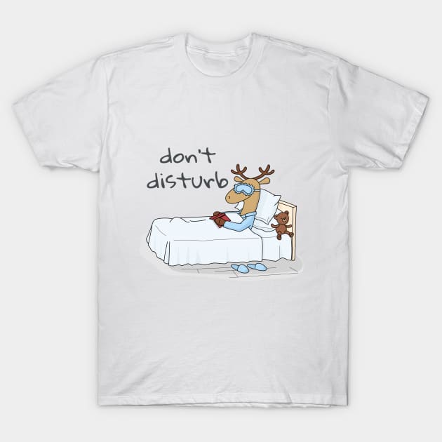 Deer is Sleeping T-Shirt by by me art